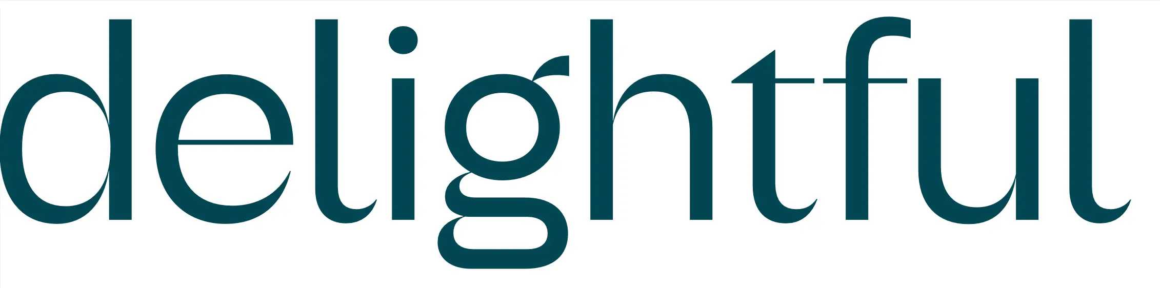 Delightful Text Logo
